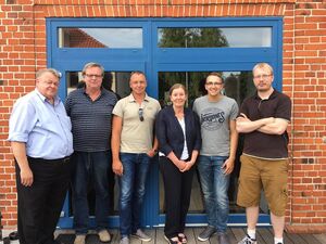 Neuer Vorstand mit Martin Tegtmeier (es fehlt: Bernd Wedel)