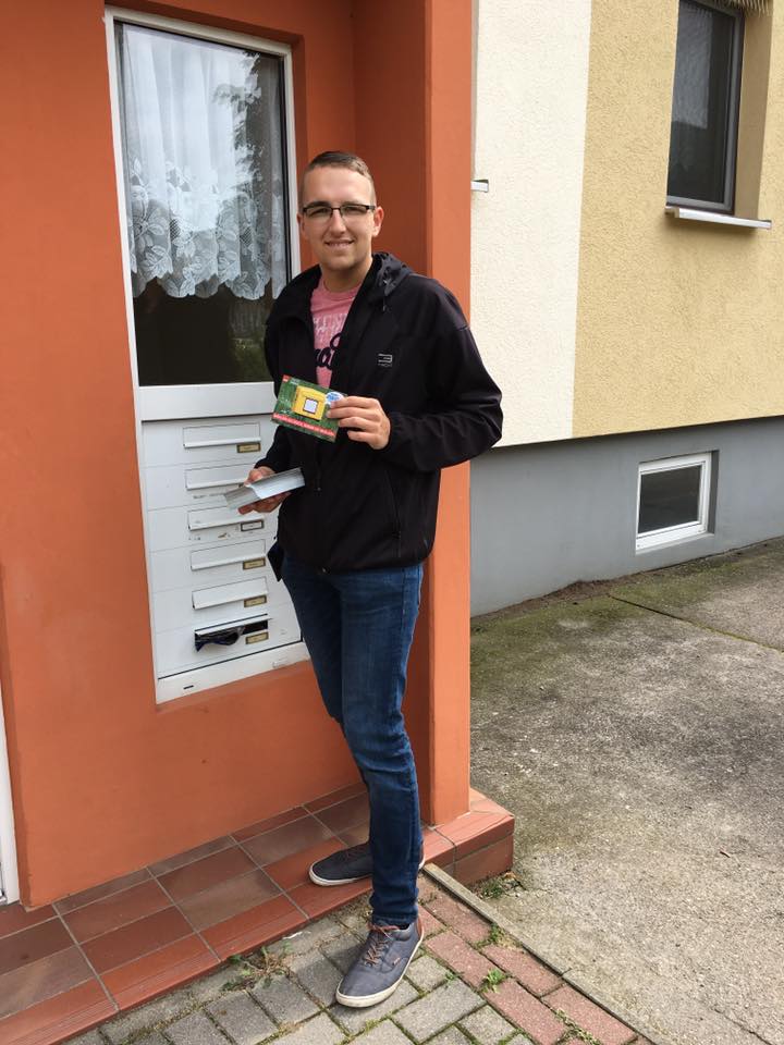 Flyerverteilung Briefwahl 2017