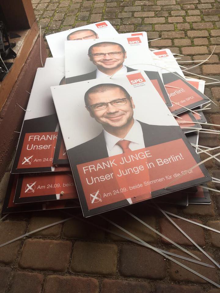 vorbereitete Plakate Frank Junge